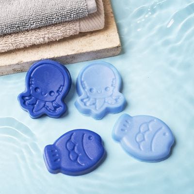 Zeepjes met zeewezens