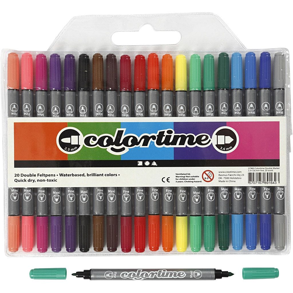 Colortime Dubbelstift