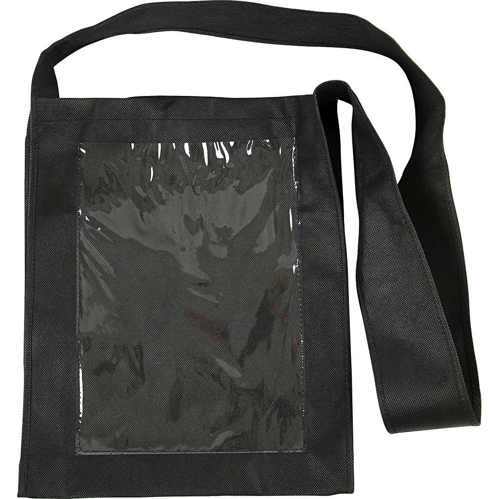 Tas met plastic voorkant