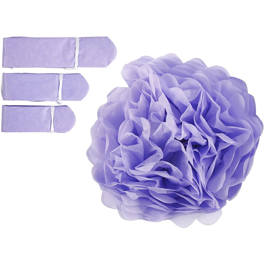 Pompon van papier