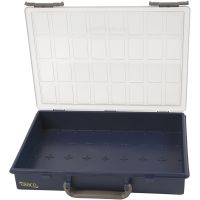 Opslag box, zonder losse inzet boxen, H: 5,7 cm, afm 33,8x26,1 cm, 1 stuk