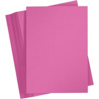 Gekleurd Karton, A4, 210x297 mm, 180 gr, roze, 100 vel/ 1 doos
