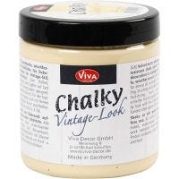 Chalky vintage look verf, vanilla (201), 250 ml/ 1 Doosje