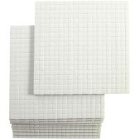 3D foam pads, afm 5x5 mm, dikte 3 mm, 10x400 stuk/ 1 doos