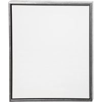 ArtistLine Canvas met lijst, D: 3 cm, afm 54x64 cm, 360 gr, antiek zilver, wit, 1 stuk