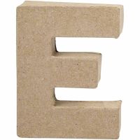 Letter, E, H: 10 cm, B: 7,5 cm, dikte 1,7 cm, 1 stuk