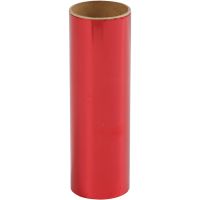 Deco folie, B: 15,5 cm, dikte 0,02 mm, rood, 50 cm/ 1 rol