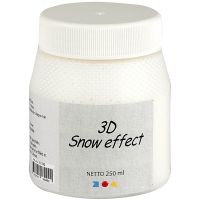 3D Sneeuw Pasta, wit, 250 ml/ 1 Doosje
