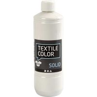 Textile Color, dekkend, dek wit, 500 ml/ 1 fles