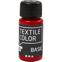 Textile Color, rood, 50 ml/ 1 fles