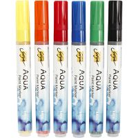 SOLO GOYA Aqua Paint Marker Display, diverse kleuren, 6 stuk/ 1 doos