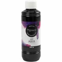 Vloeibare aquarelverf, zwart, 250 ml/ 1 fles