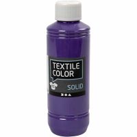 Textile Color, dekkend, paars, 250 ml/ 1 fles