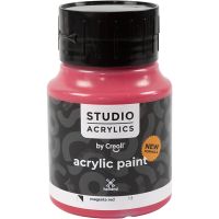 Creall Studio acrylverf, semi-dekkend, magenta red (13), 500 ml/ 1 fles