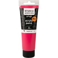 Creall Studio acrylverf, semi-dekkend, magenta red (13), 120 ml/ 1 fles
