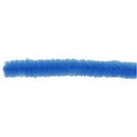 Chenilledraad, L: 30 cm, dikte 15 mm, donkerblauw, 15 stuk/ 1 doos