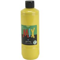 Greenspot plakaatverf, matt, primair geel, 500 ml/ 1 fles