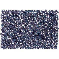 Rocailles, d 1,7 mm, afm 15/0 , gatgrootte 0,5-0,8 mm, donkerblauw, 500 gr/ 1 zak
