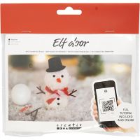 Mini Hobbyset Kabouterdeur, Sneeuwpop, 1 doos
