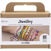 Mini Creatieve Box Sieraden, Kleurrijke armbanden, 1 doos