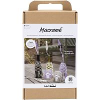 Hobbyset Macramé, Glasdecoratie, 1 doos