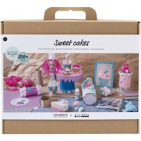 Maxi Creatieve Box Lekkere Taarten, Taart en zoetigheid, diverse kleuren, 1 doos