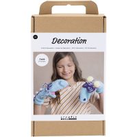 Hobbyset Decoratie, Sokkenmonster, diverse kleuren, 1 doos