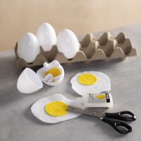 Eggs from felt