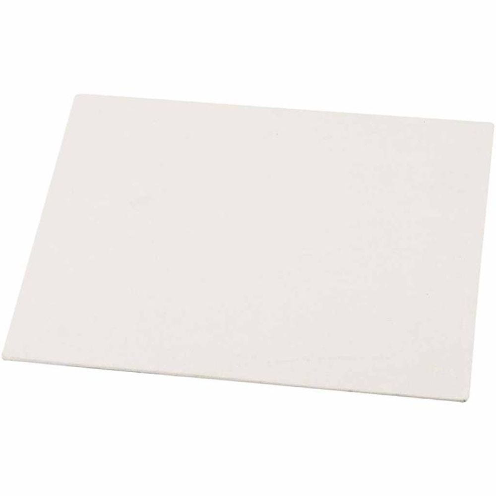 Canvas Paneel, A5, afm 15x21 cm, dikte 3 mm, 280 gr, wit, 10 stuk/ 1 doos
