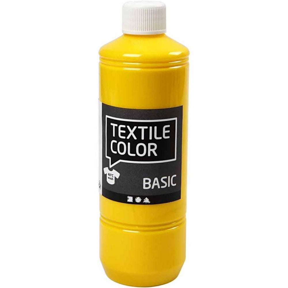 Textile Color, primair geel, 500 ml/ 1 fles