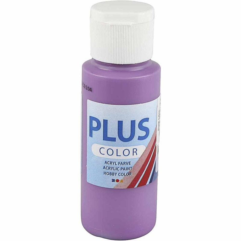 Plus Color acrylverf, dark lilac, 60 ml/ 1 fles