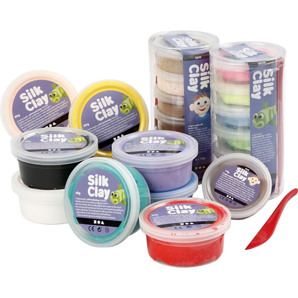 Silk Clay®, diverse kleuren, 22 Doosje/ 1 doos