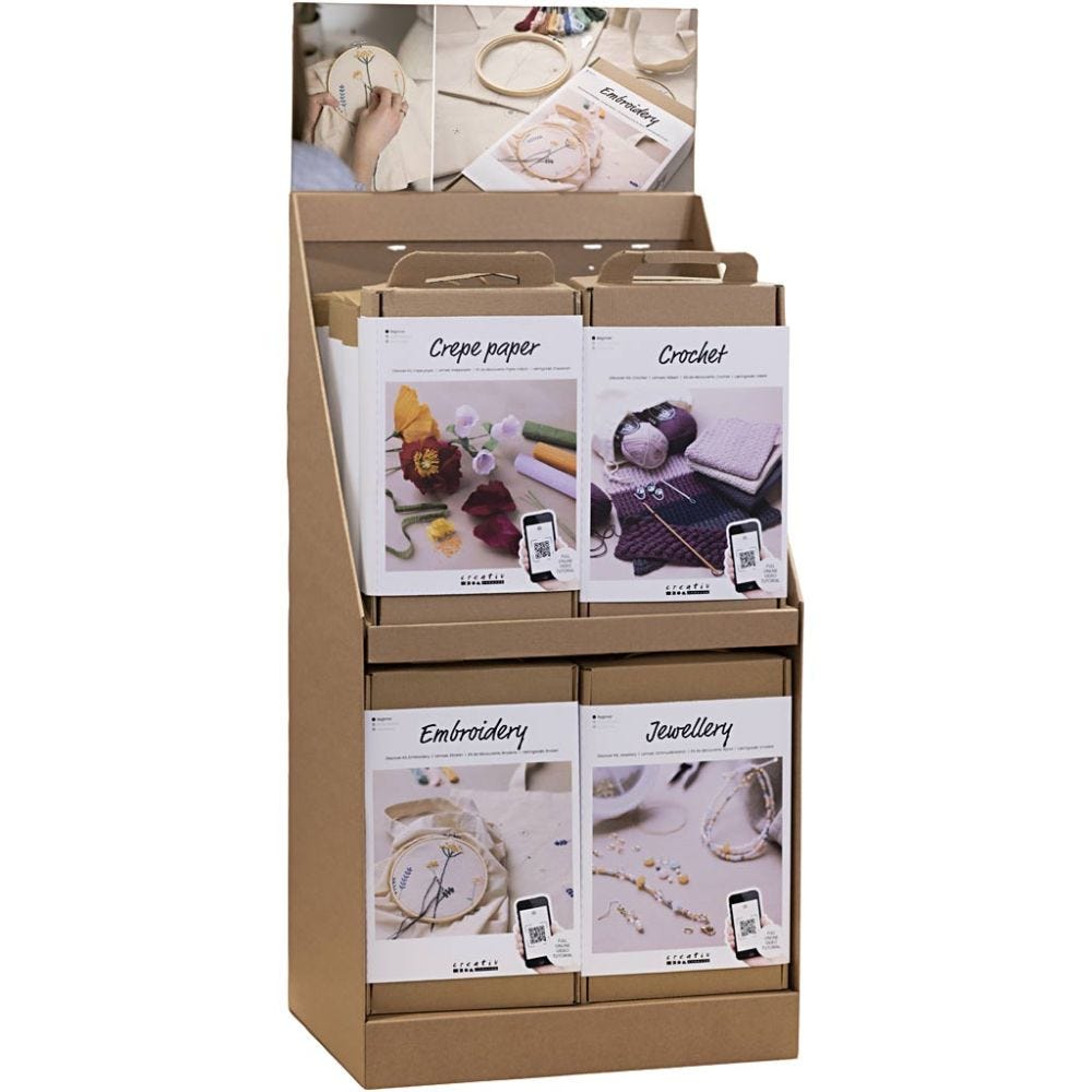 Grote tafeldisplay, Starter Hobbyset, H: 834 mm, D: 322 mm, B: 416 mm, 20 eenh./ 1 doos