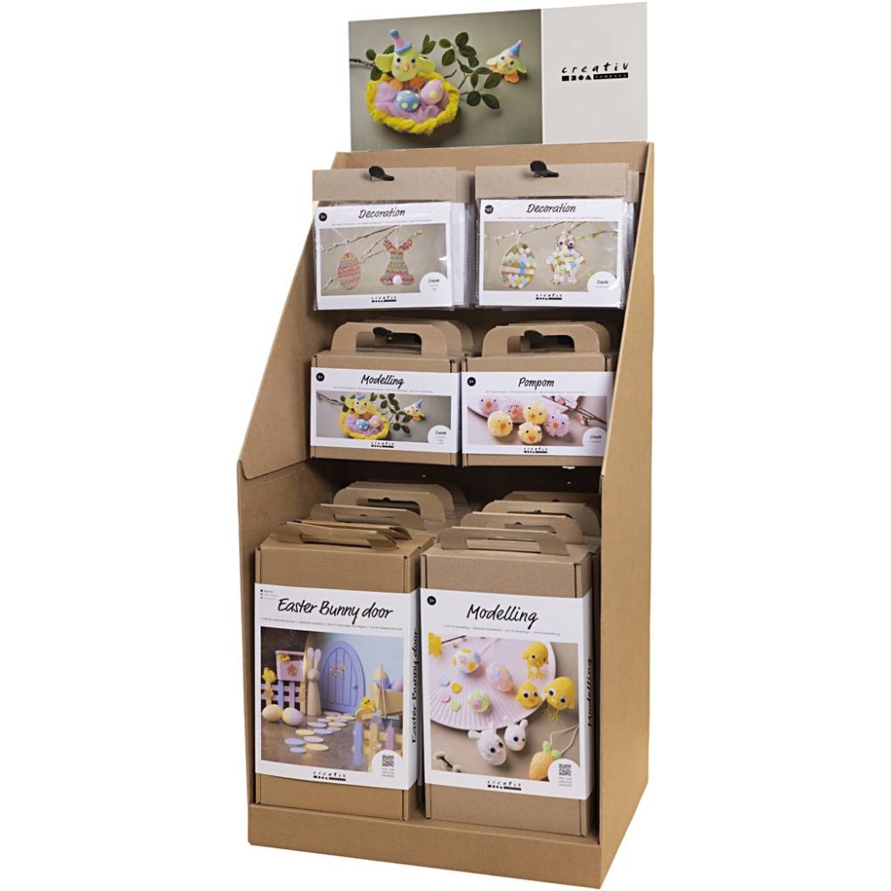 Grote tafeldisplay, Lentekriebels, H: 834 mm, D: 322 mm, B: 416 mm, 30 eenh./ 1 doos