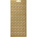 1 vel, harten, vel 10x23 cm, goud