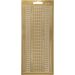 1 vel, randen, vel 10x23 cm, goud