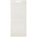 1 vel, harten, vel 10x23 cm, transparant