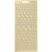 1 vel, harten, vel 10x23 cm, goud