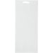 1 vel, randen, vel 10x23 cm, wit