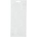 1 vel, bloemen, vel 10x23 cm, wit