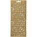 1 vel, harten, vel 10x23 cm, goud
