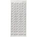 1 vel, hoeken, vel 10x23 cm, zilver