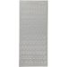 1 vel, kruis, vel 10x23 cm, zilver