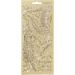 1 vel, veren, vel 10x23 cm, goud