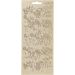 1 vel, rozen, vel 10x23 cm, goud