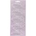 1 vel, veren, vel 10x23 cm, zilver