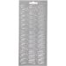 1 vel, hoed, vel 10x23 cm, zilver