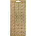 1 vel, lier, vel 10x23 cm, goud