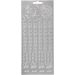 1 vel, jubileum, vel 10x23 cm, zilver