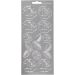 1 vel, rozen, vel 10x23 cm, zilver